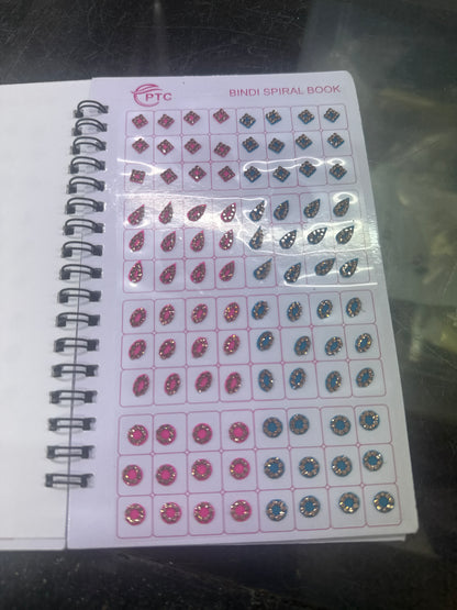 Beautiful designer gold stone tikka/bindi book