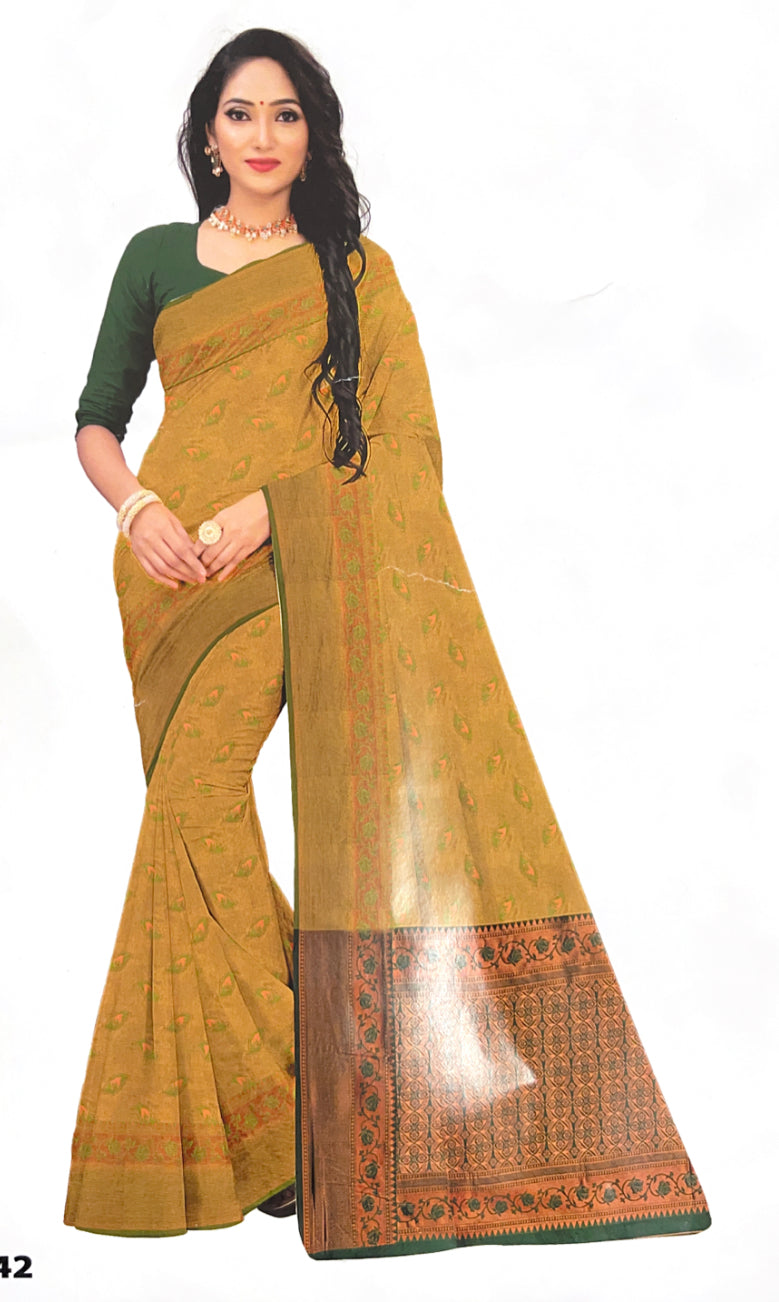 Beautiful designer silk saree