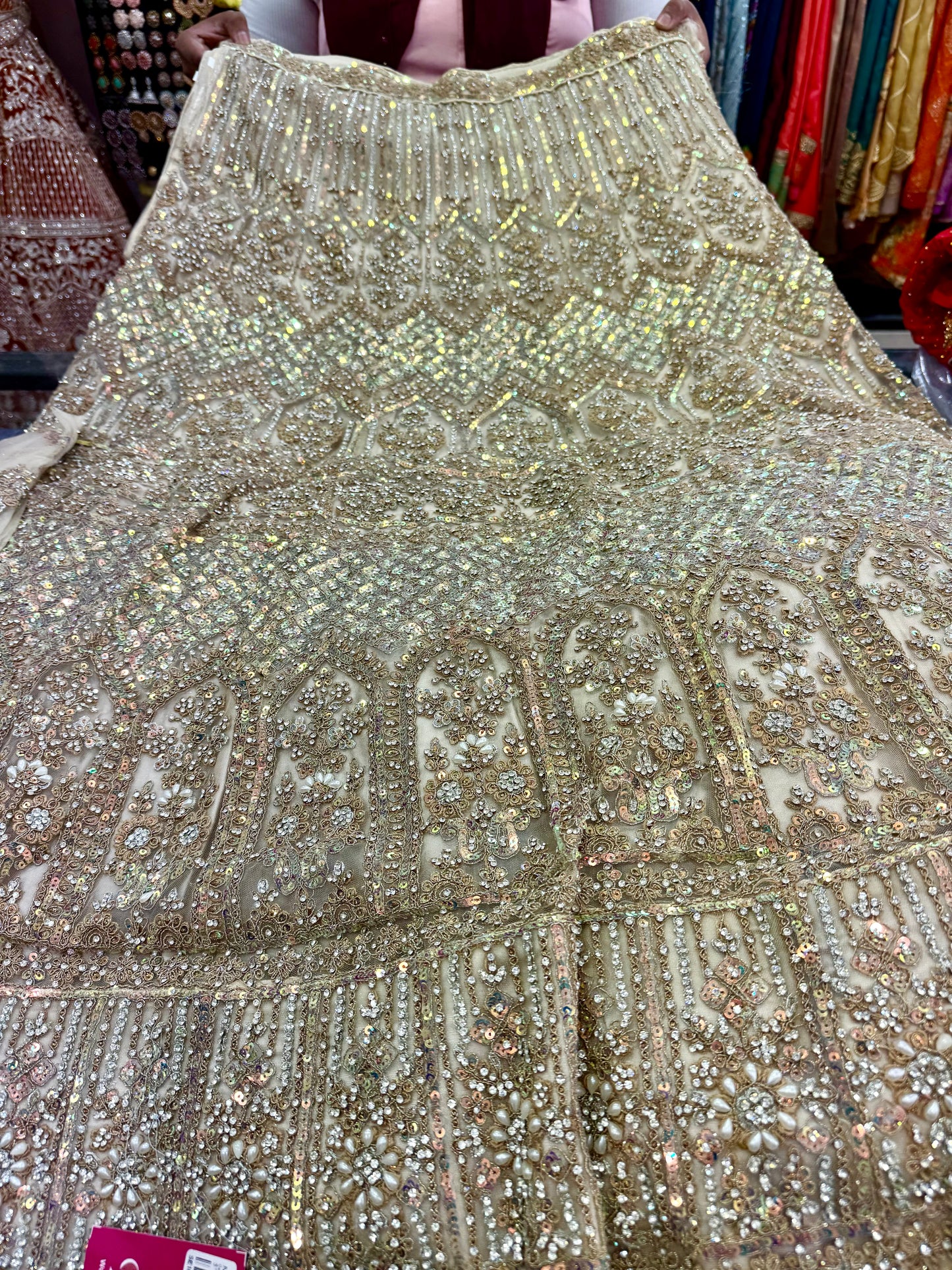 Beautiful designer heavily embroidery lengha choli