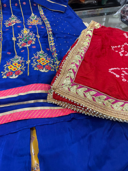 Beautiful designer plazo suit