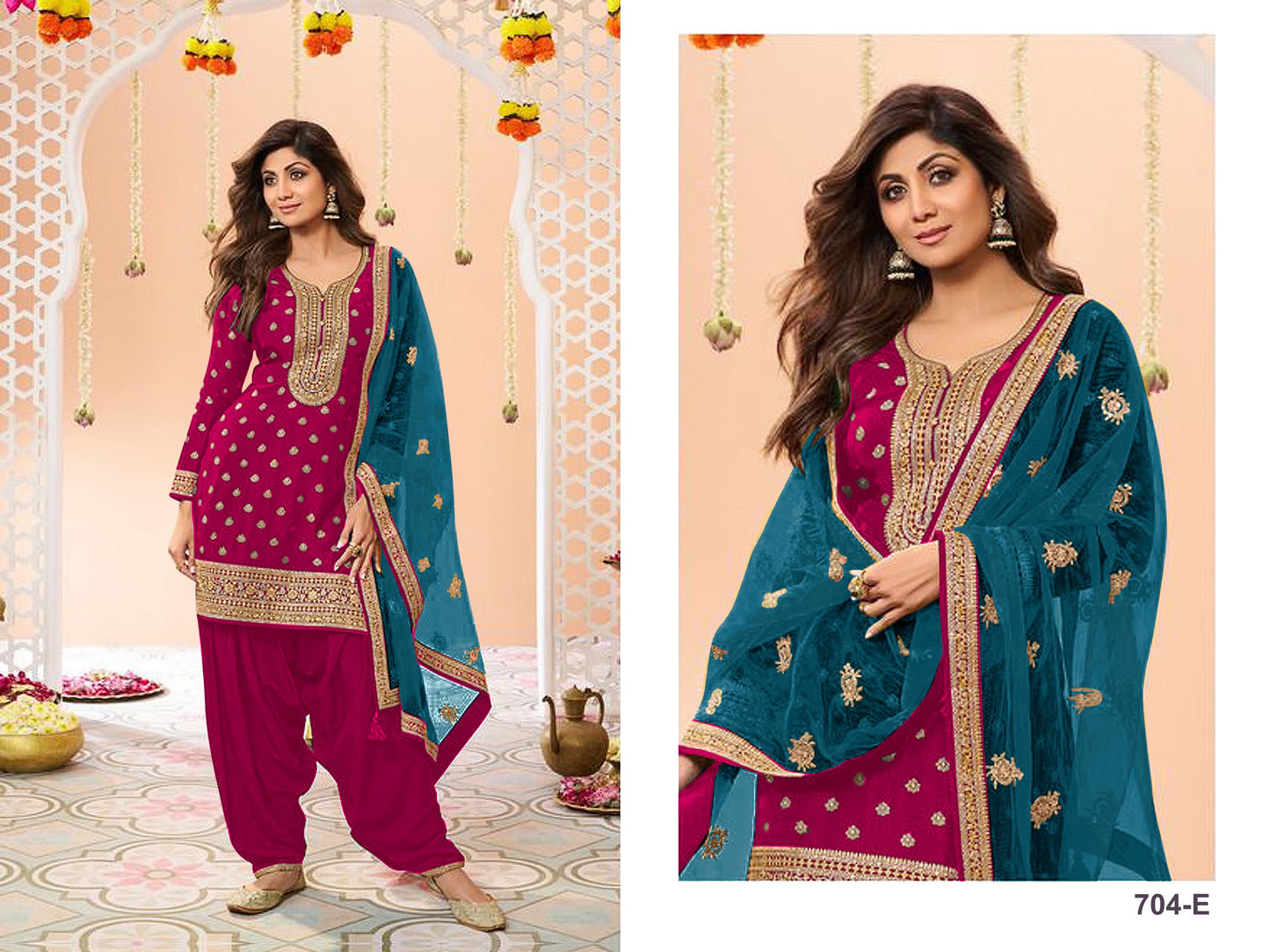 Beautiful designer Punjabi patiala suit