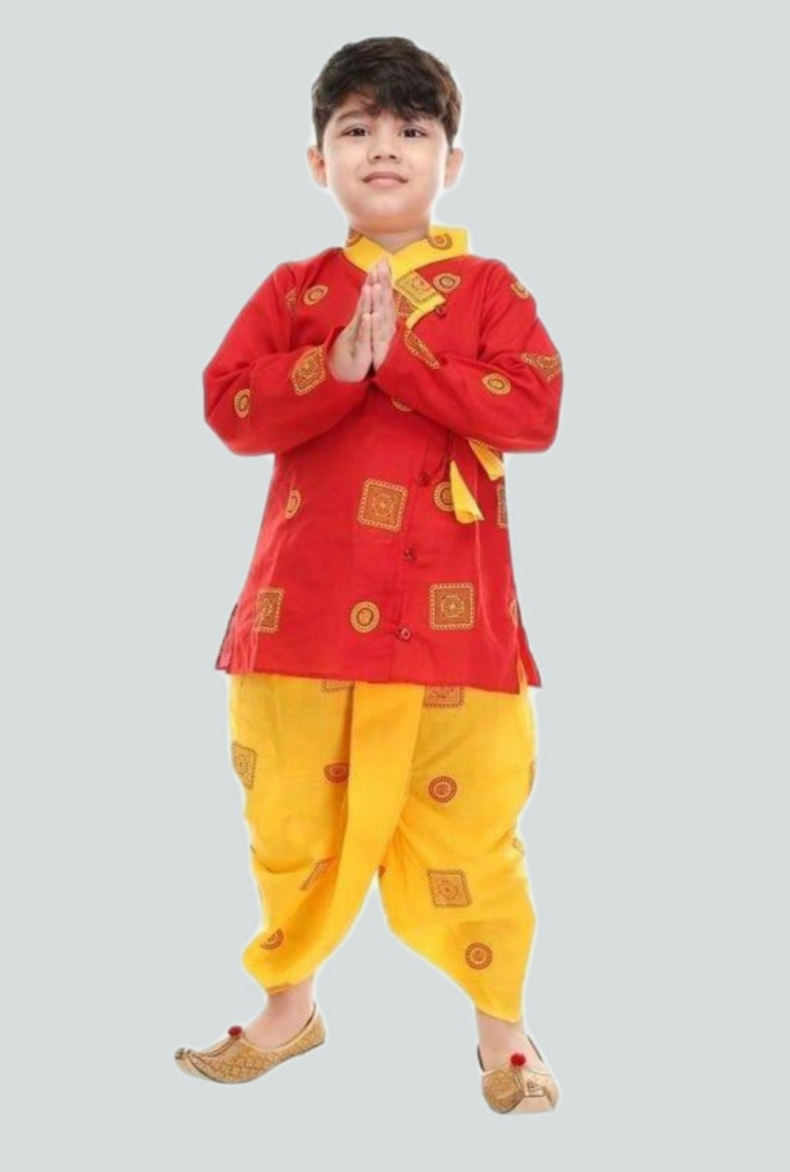 Beautiful baby boy kurta with dhoti set