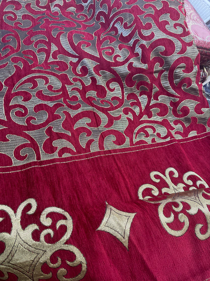 Beautiful designer velvet bedspread