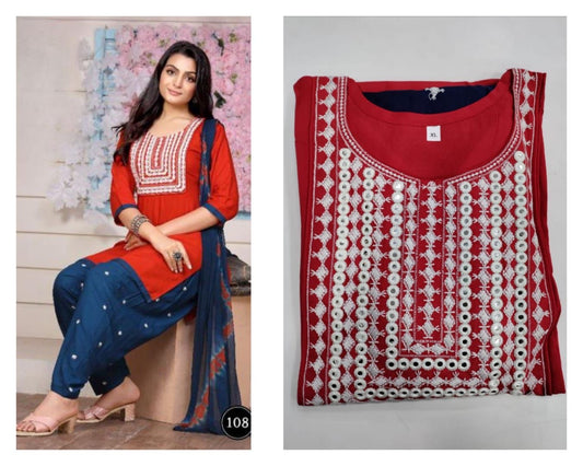 Beautiful designer punjabi patiala suit