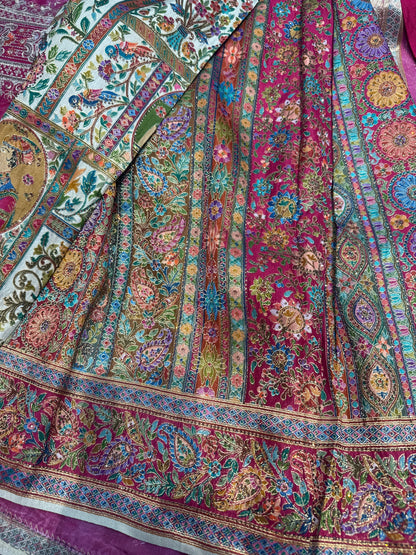 Beautiful designer Pure Kanni Silk Woven Sarees with Sabysachi Border