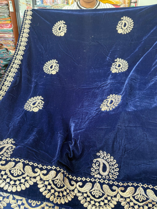 Beautiful designer velvet shawl