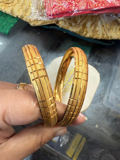 Beautiful gold plated bangles