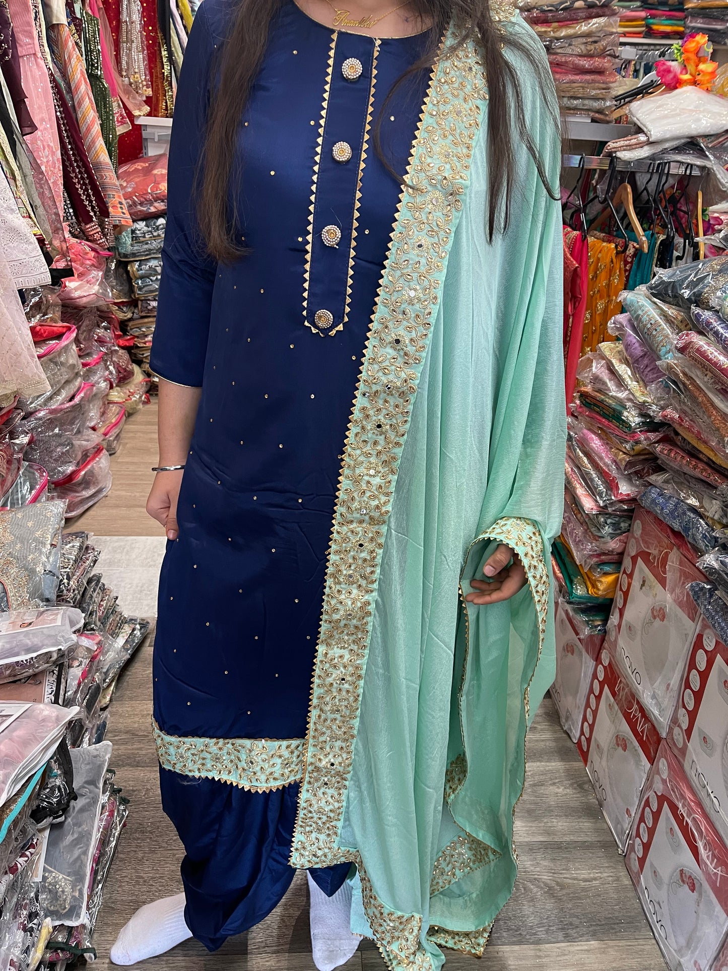 Beautiful designer punjabi patiala suit