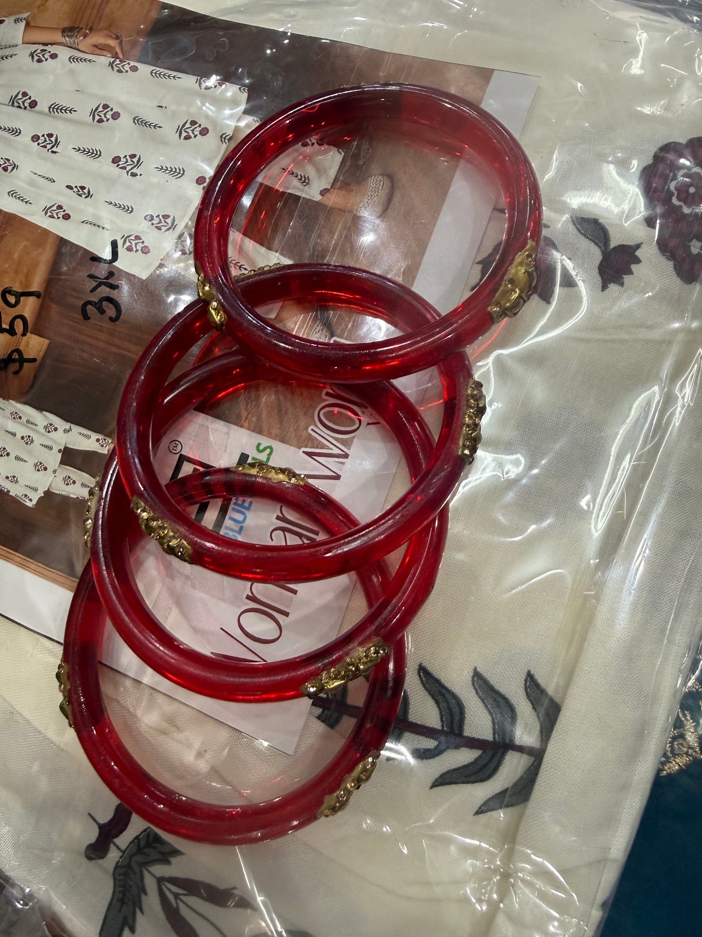 Beautiful jelly bangle set