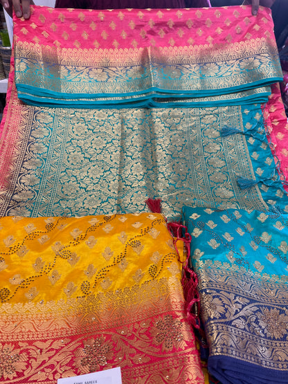 Beautiful designer silk saree