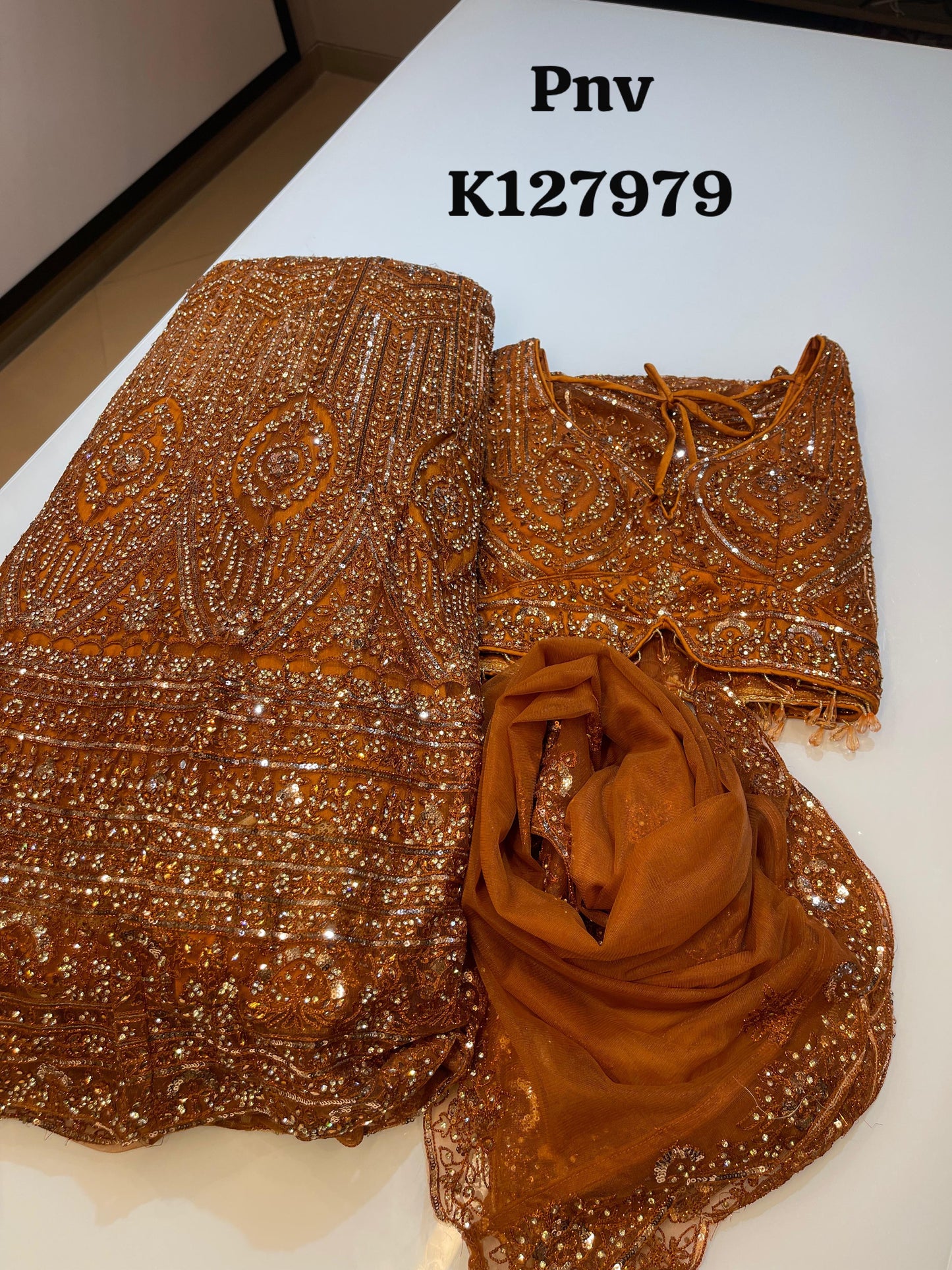 Beautiful designer heavily embroidery lengha choli