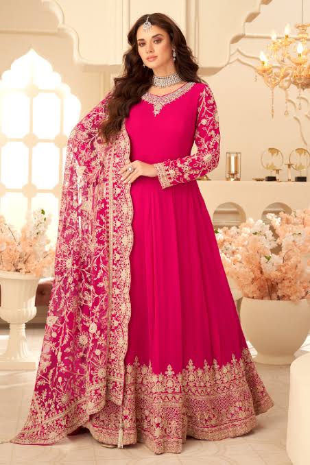 Beautiful designer anarkali suit