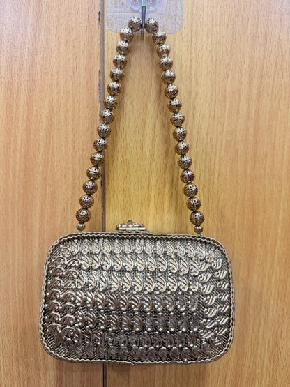 Beautiful designer mini metal clutch