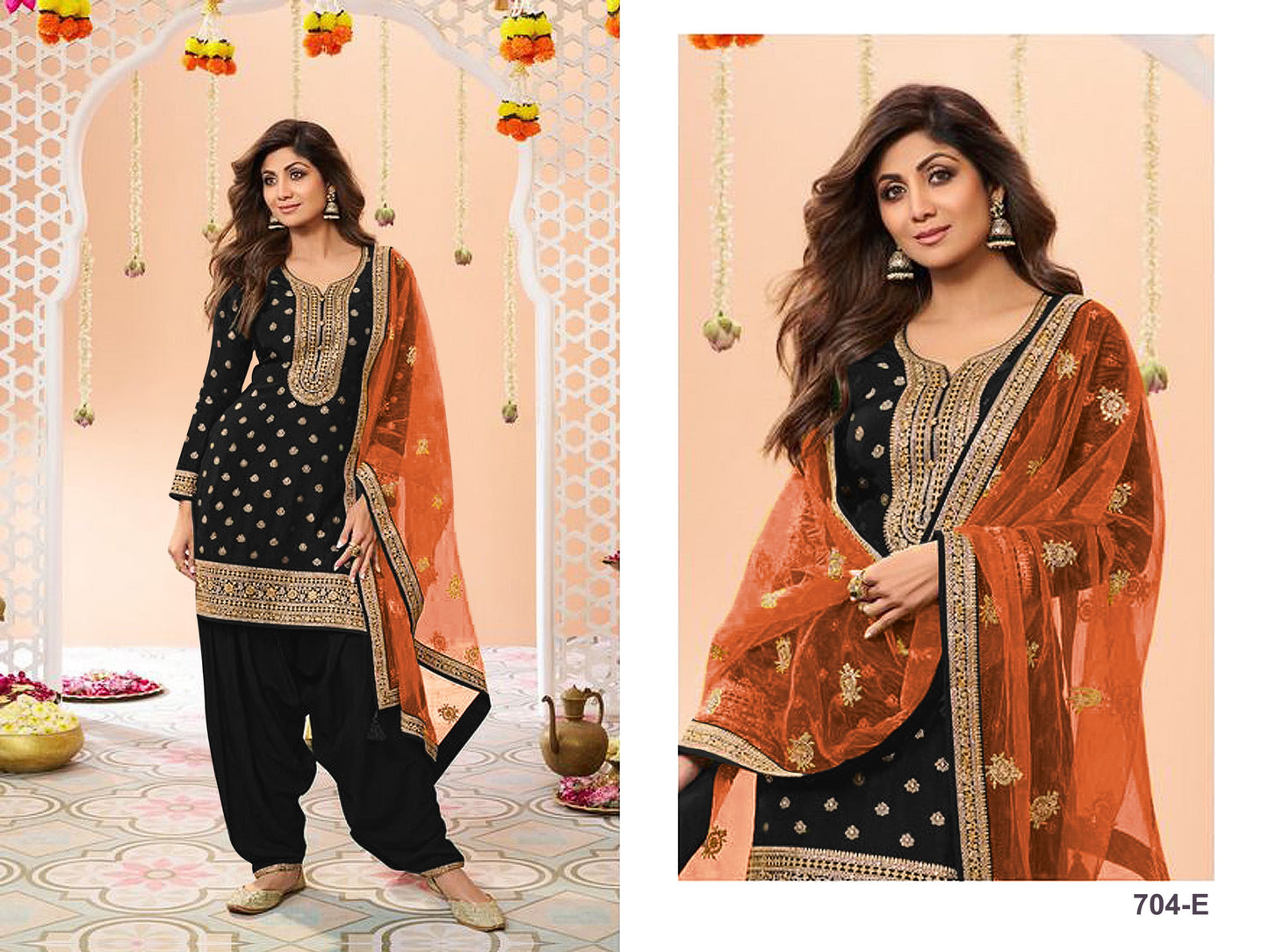 Beautiful designer Punjabi patiala suit