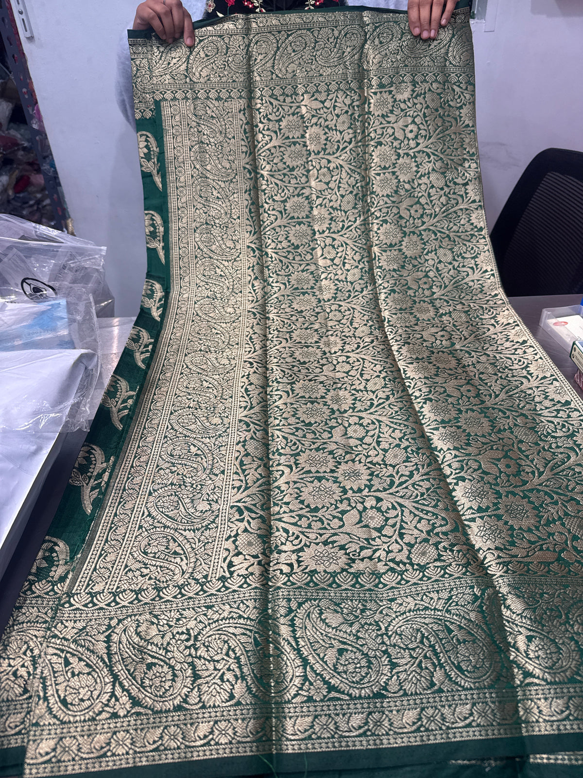 Beautiful designer silk saree