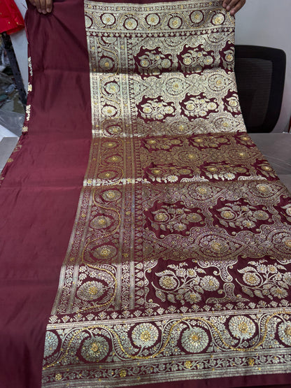 Beautiful designer pure silk saree