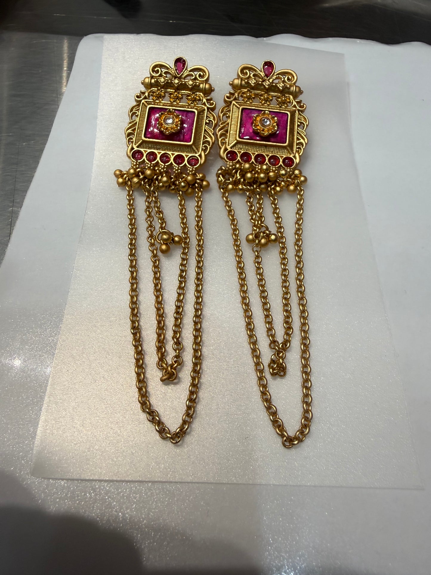 Beautiful designer Kashmiri earrings