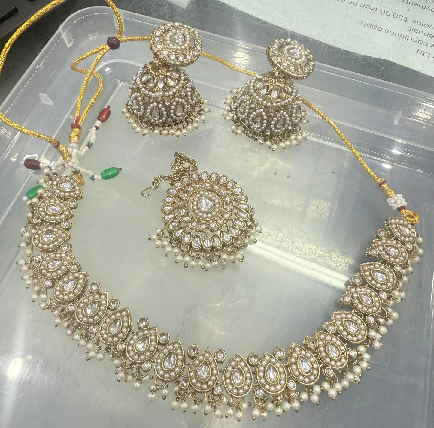 Beautiful designer necklace set