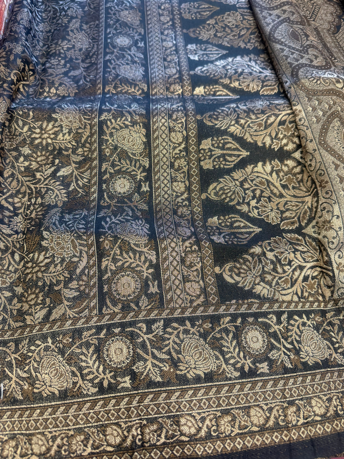 Beautiful designer mulberry silk saree