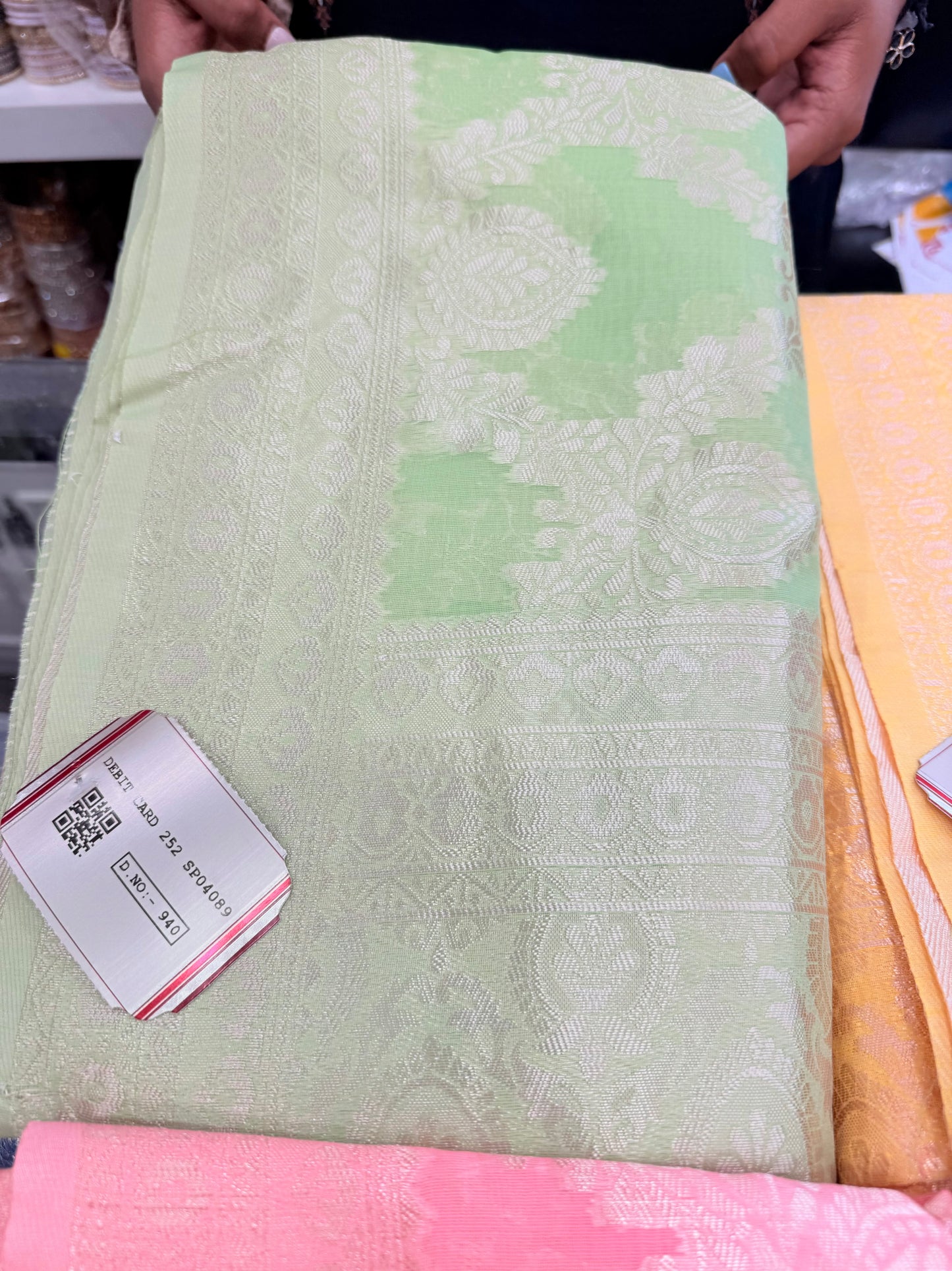 Beautiful designer cotton silk saree