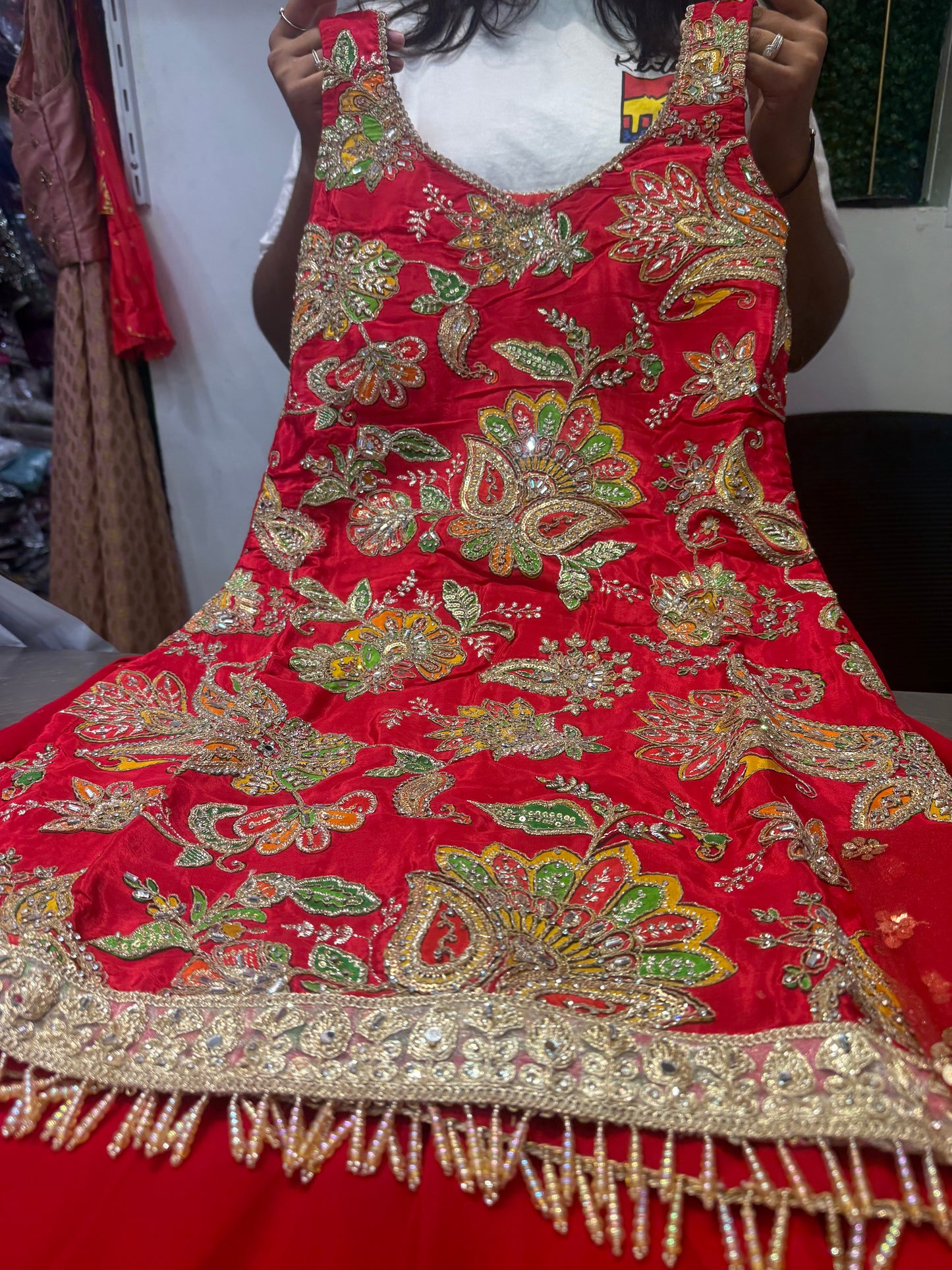 Beautiful designer plazo suit