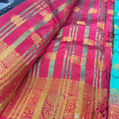 Beautiful designer silk saree