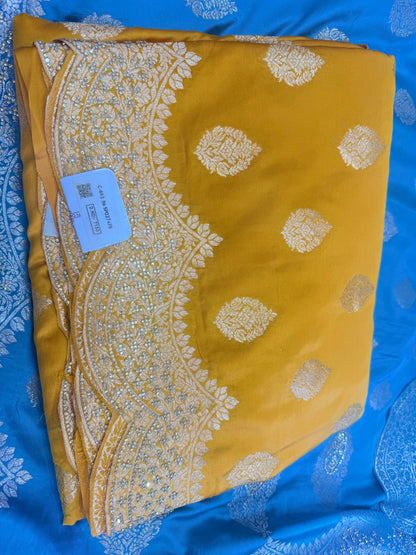 Beautiful designer pure silk saree