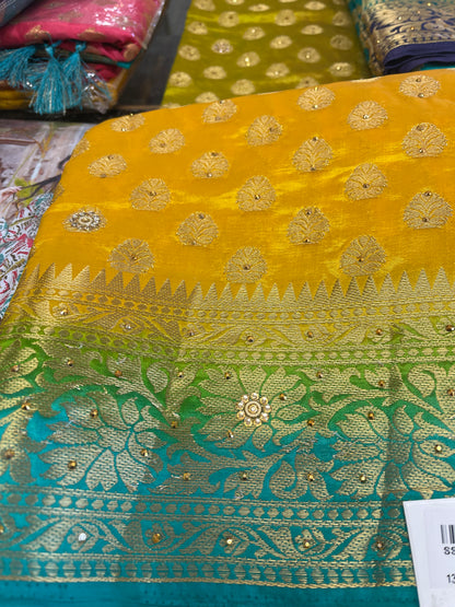 Beautiful designer silk saree