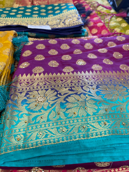 Beautiful designer silk saree