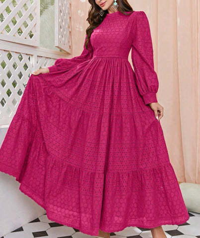 Beautiful designer lucknowi embroidery kurti dress