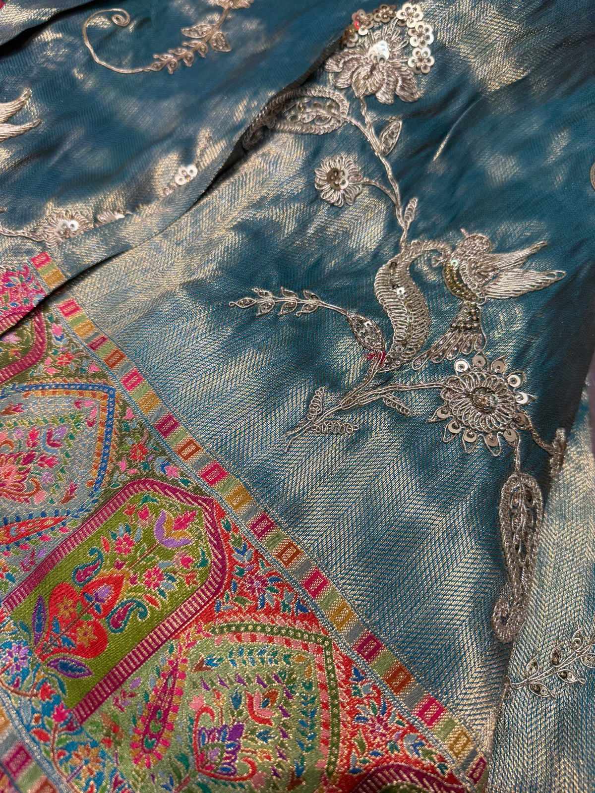 Beautiful designer pure silk saree