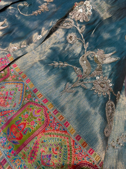 Beautiful designer pure silk saree