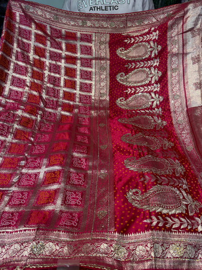 Beautiful designer pure silk saree