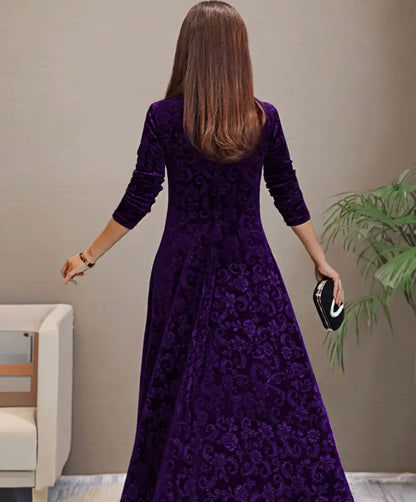 Beautiful designer velvet dress