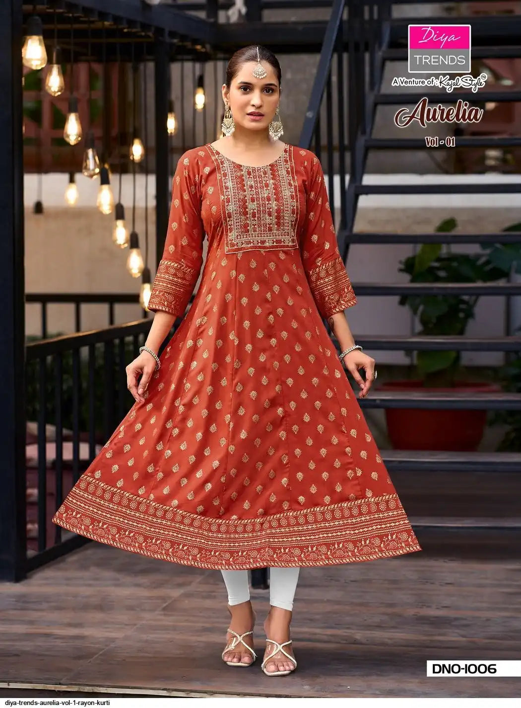 Beautiful designer flare Kurti