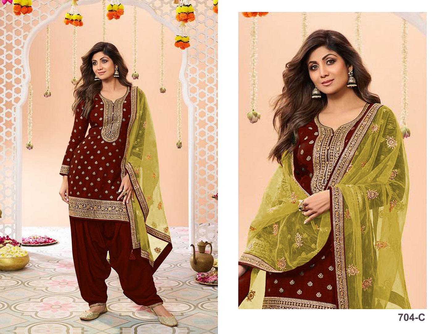 Beautiful designer Punjabi patiala suit