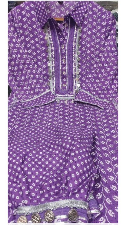 Beautiful designer Afghani style Kurti salwar