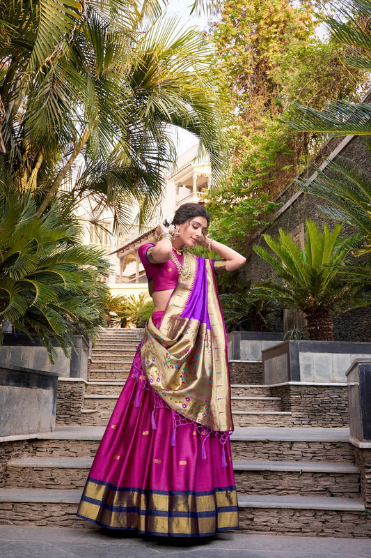 Beautiful designer lengha choli suit