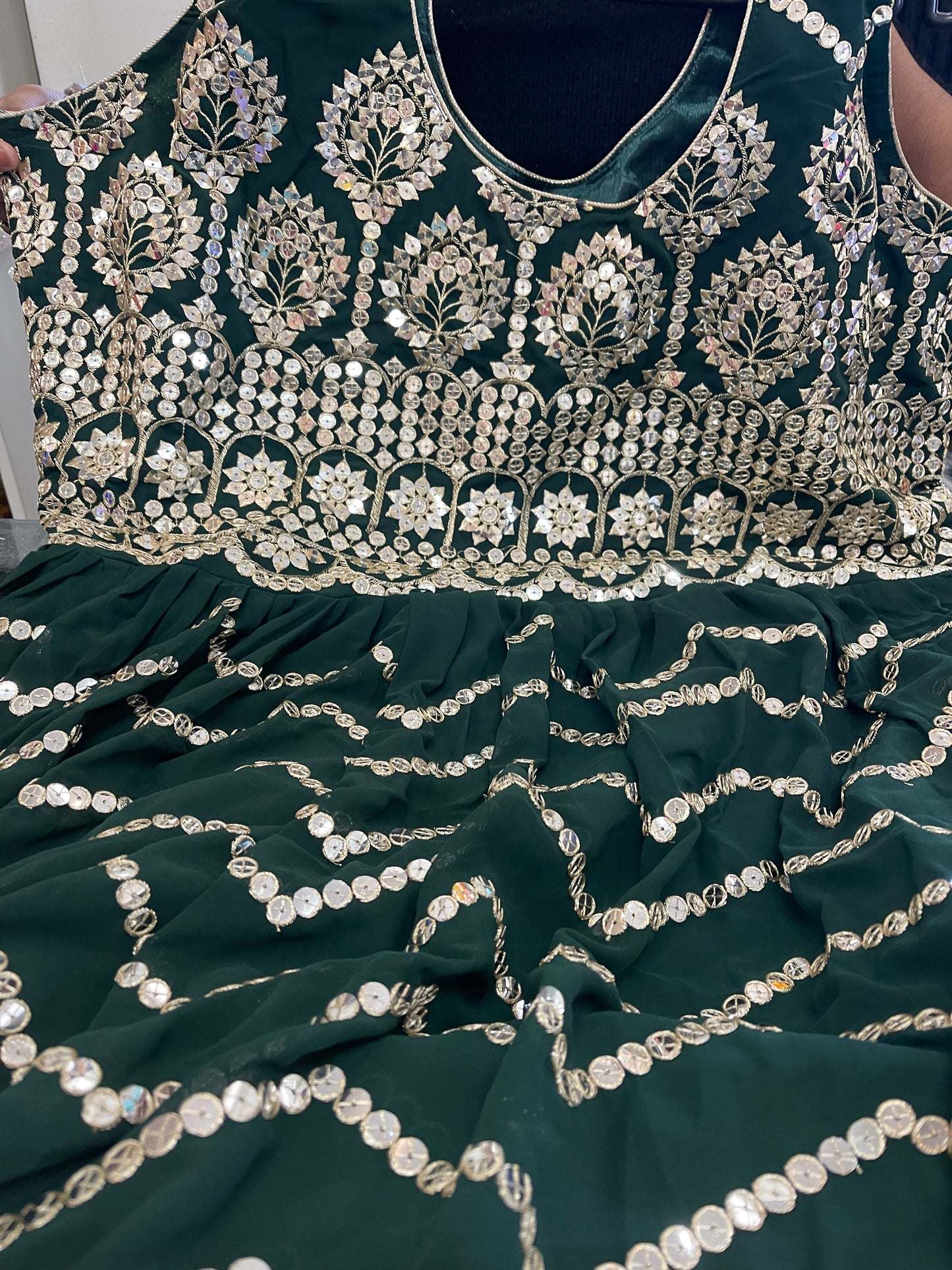 Beautiful designer gown style anarkali suit