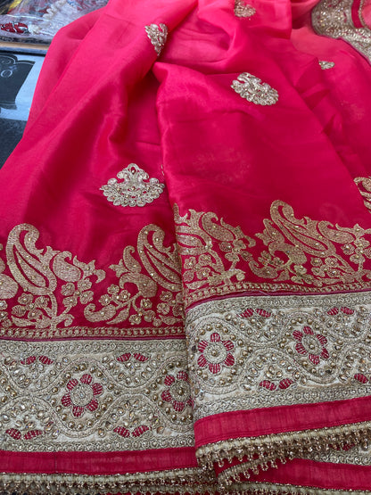 Beautiful designer silk saree