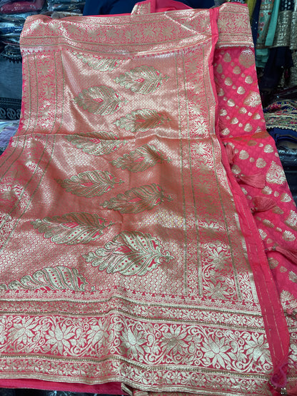 Beautiful designer silk saree