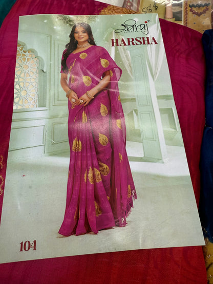 Beautiful designer geogrette saree