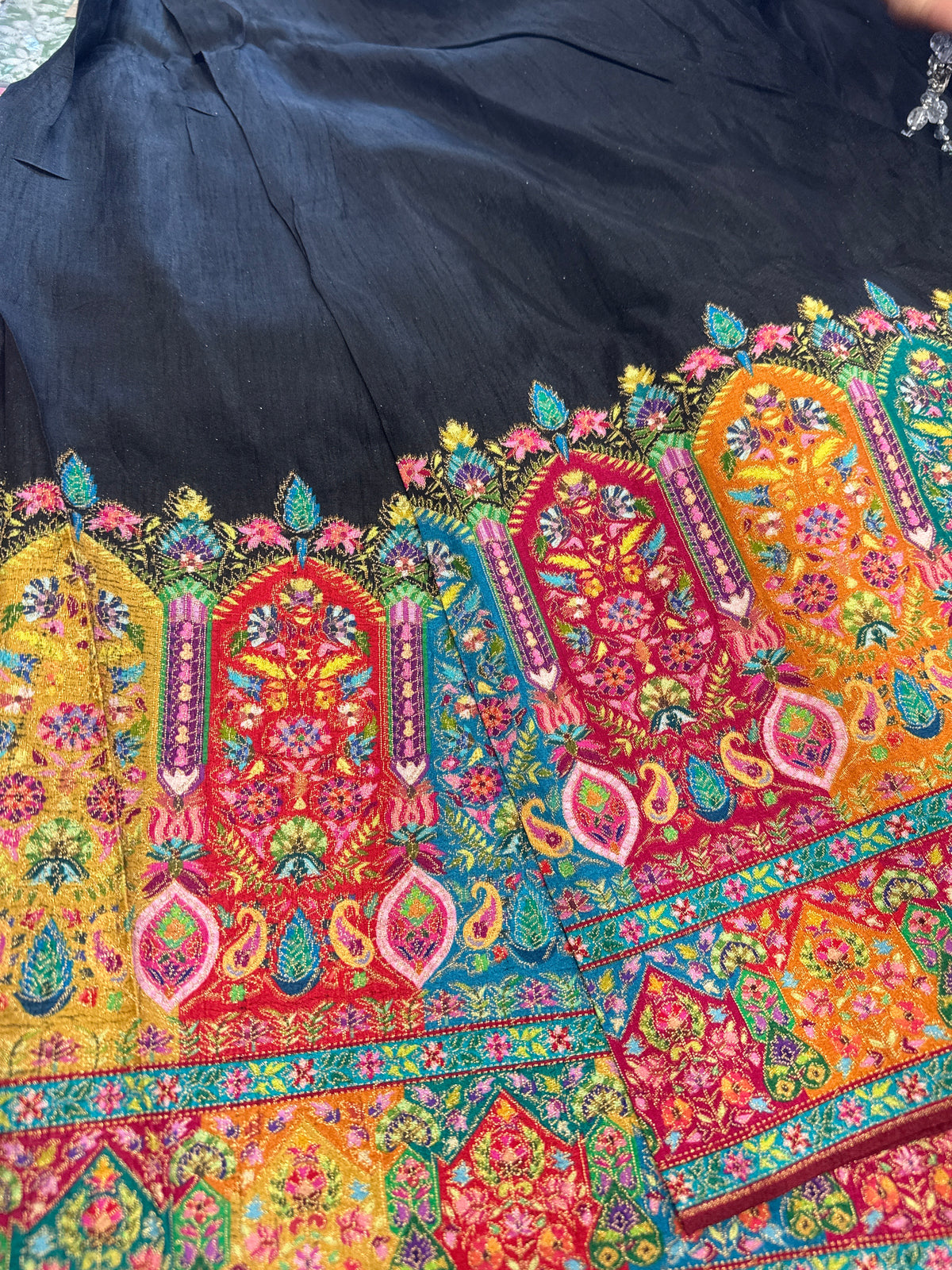 Beautiful designer pure silk saree
