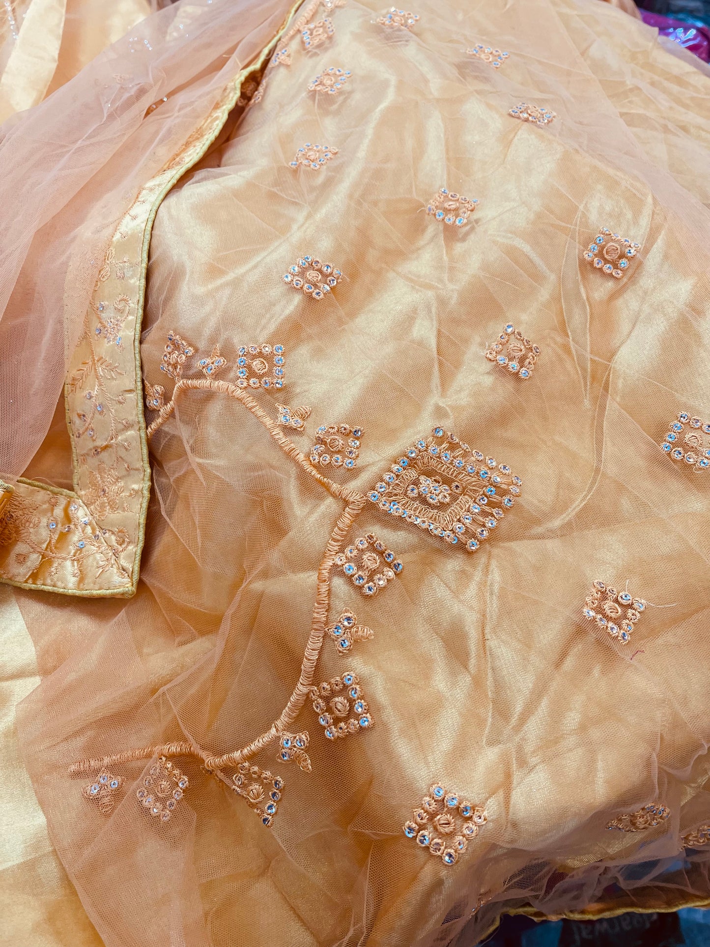 Beautiful designer semi stitch lengha choli