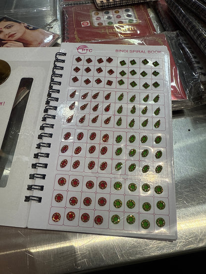 Beautiful designer gold stone tikka/bindi book