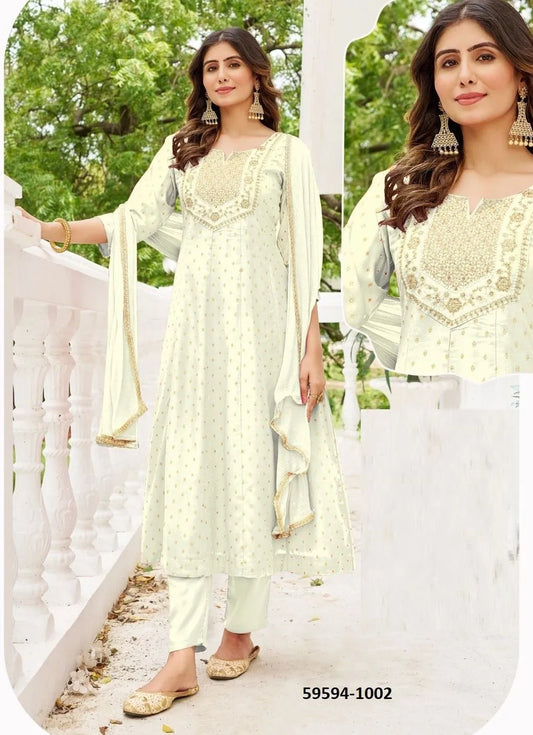 Beautiful designer flare Kurti  pants & dupptta