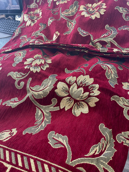 Beautiful designer velvet bedspread