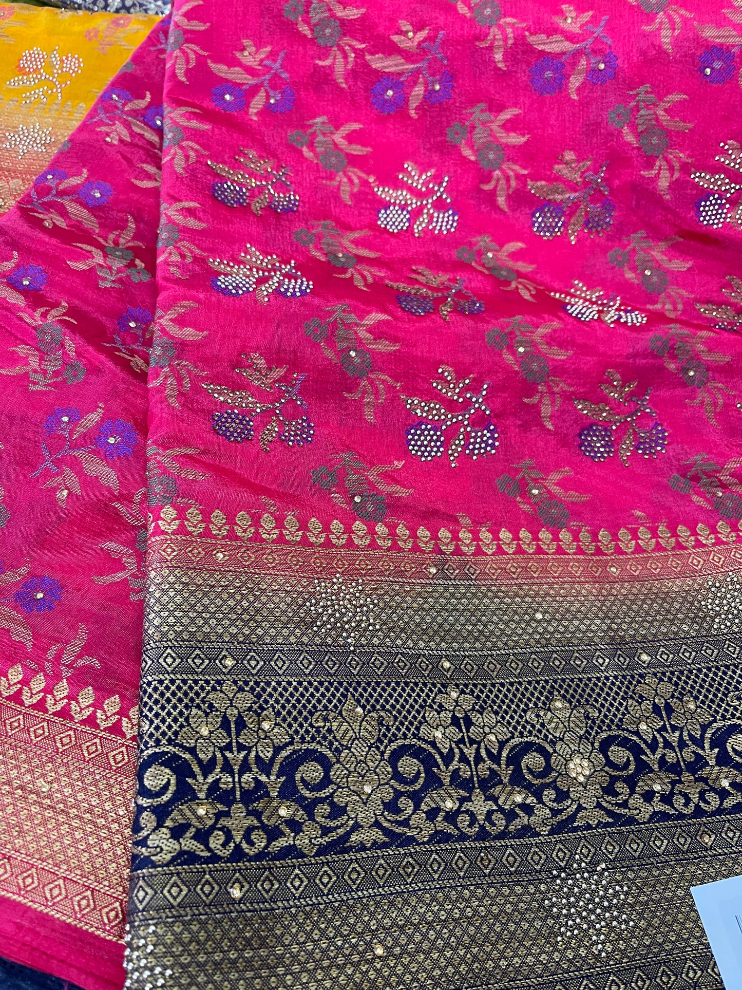 Beautiful designer silk saree