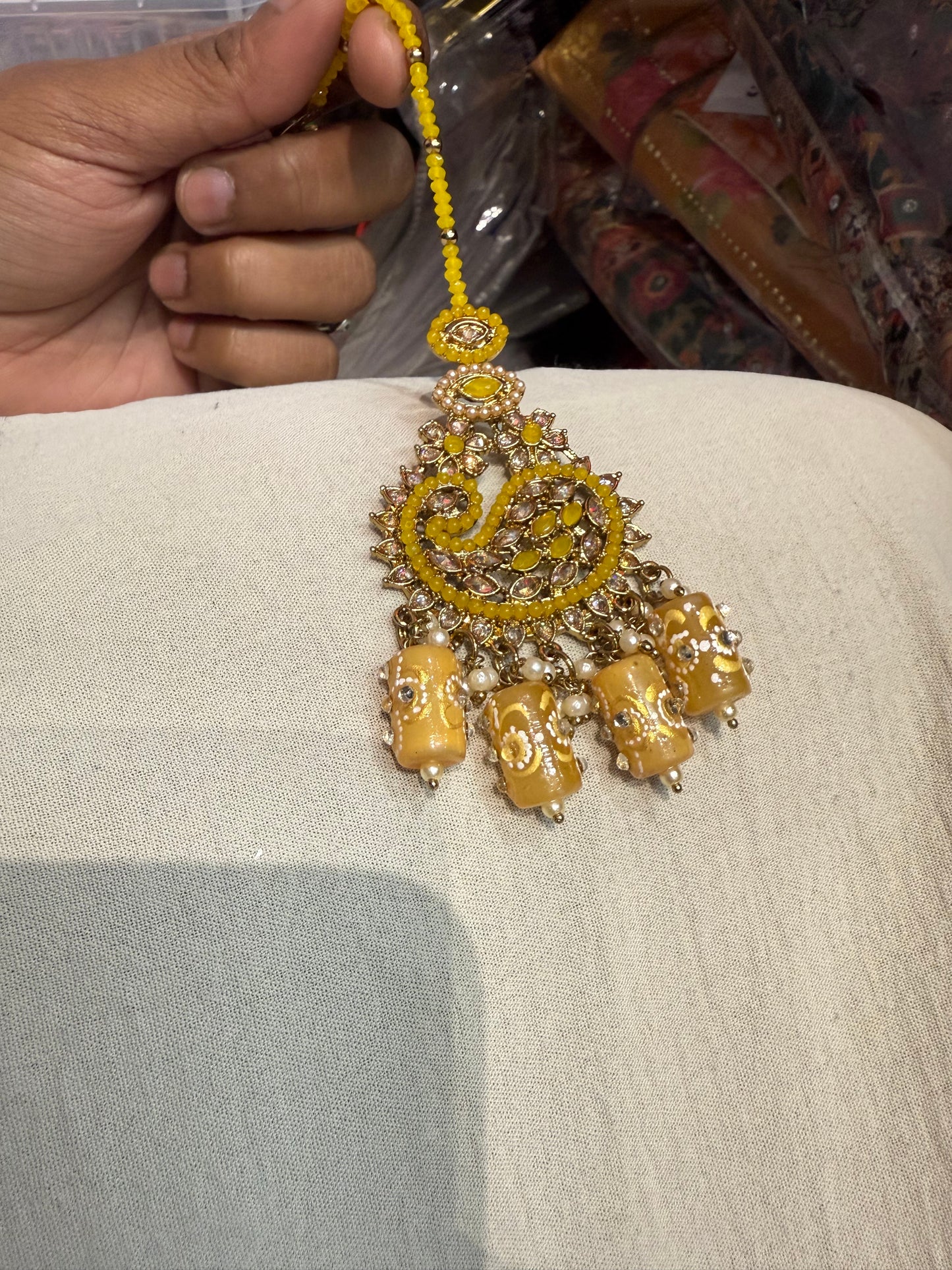 Beautiful designer bindi/tikka only