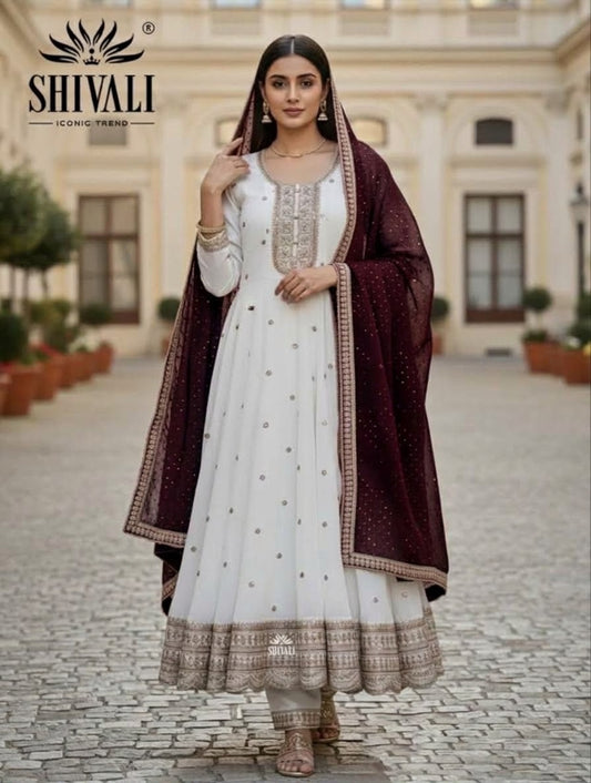 Beautiful designer Pakistani anarkhali suit
